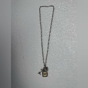 One of a Kind Ice‎ Hockey Mom Charm Toggle Necklace